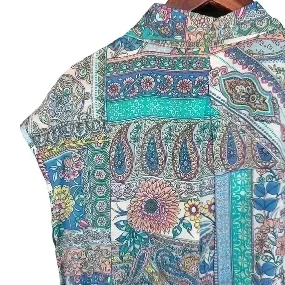 NWT Paisley tunic - Picture 5 of 8